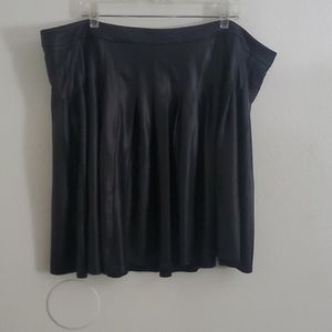 Lane Bryant Skirts - Pleated faux leather skirt Lane Bryant Skirts - Pleated faux leather skirt